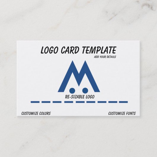 Symbole für Drohne-Pilot-Logo Visitenkarte (Vorderseite)