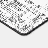Symbole für elektronische Schaltpläne Schreibtischunterlage (Ecke)