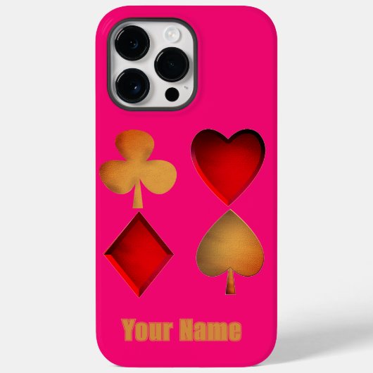Symbole für Kartenspiel Case-Mate iPhone-Fall iPhone Hülle (Rückseite)