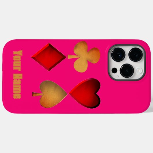 Symbole für Kartenspiel Case-Mate iPhone-Fall iPhone Hülle (Rückseite (Horizontal))