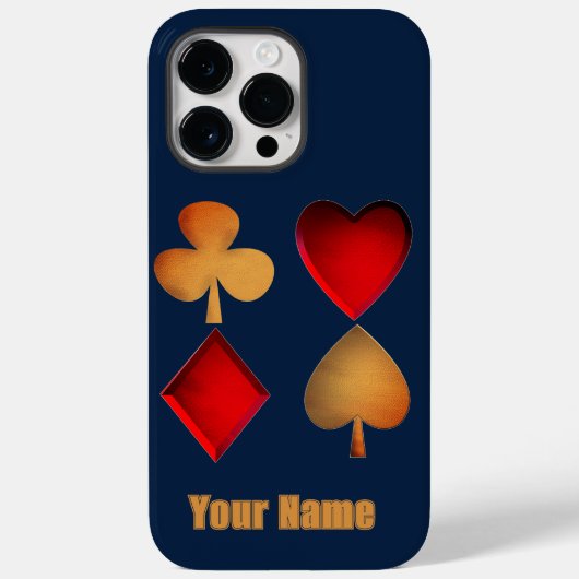 Symbole für Kartenspiel Case-Mate iPhone-Fall iPhone Hülle (Rückseite)