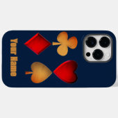 Symbole für Kartenspiel Case-Mate iPhone-Fall iPhone Hülle (Rückseite (Horizontal))