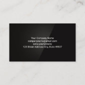 Symbole für Kfz-Dienstleistungen | Mechanik Visitenkarte (Rückseite)