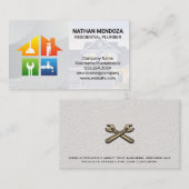 Symbole für Kleber-Tools | Wohnungsvertragnehmer Visitenkarte (Vorne/Hinten)