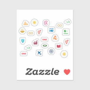 Symbole für nachhaltige Entwicklungsziele Aufkleber