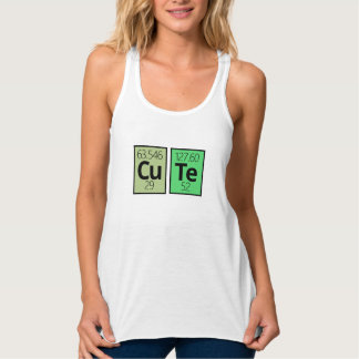 Symbole für niedliche Periodische Tabellenelemente Tank Top