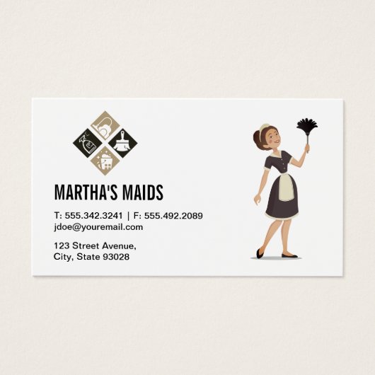 Symbole für Reinigungsdienste (Vorderseite)