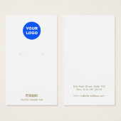 Symbole für soziale Medien hinzufügen Logo-Verdien (Vorne & Hinten)