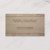 Symbole für Zimmerservice Visitenkarte (Rückseite)