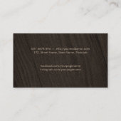 Symbole für Zimmerservice Visitenkarte (Rückseite)