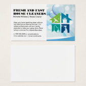 Symbole für Zuhause-Reinigungsangebote | Seifenbla (Vorne & Hinten)