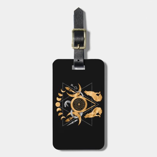 Symbole Gepäckanhänger (Vorderseite vertikal)