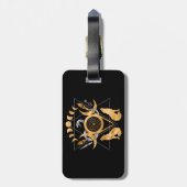 Symbole Gepäckanhänger (Rückseite vertikal)