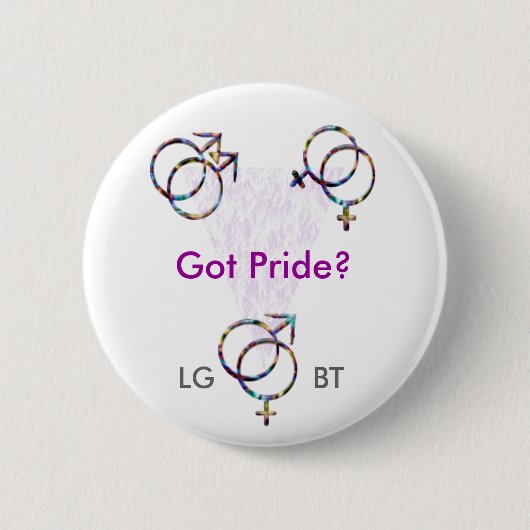 Symbole - got Knopf des Stolz-LGBT Button (Vorderseite)