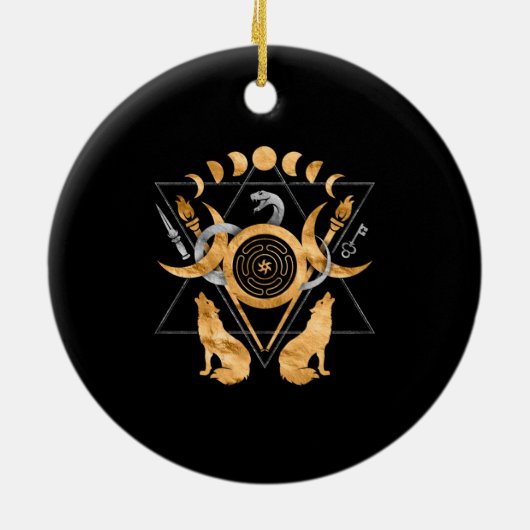 Symbole Keramik Ornament (Hinten)
