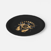 Symbole Pappteller (Schrägansicht)