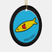 Symbole Portugals - Sardine Nr.02 Keramikornament (Rechts)