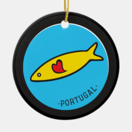 Symbole Portugals - Sardine Nr.02 Keramikornament