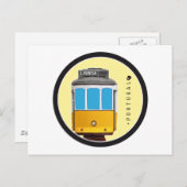 Symbole Portugals - Straßenbahn von Lissabon Postkarte (Vorne/Hinten)