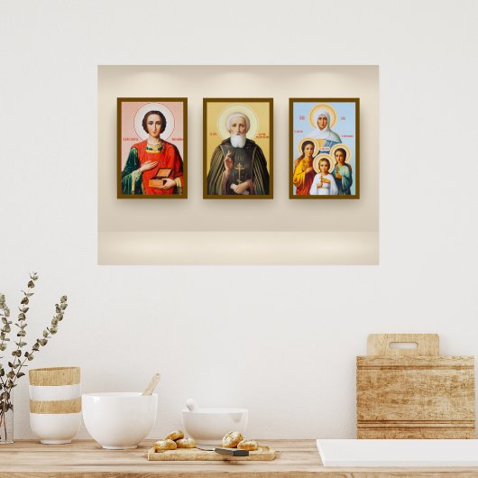 Symbole Poster (Küche)