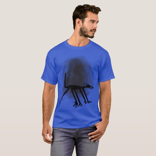 Symbole T - Shirt der alten Nazca-Linien (Vorne ganz)