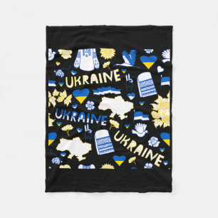 Symbole Ukraine Ukrainische Nationalsymbole Fleecedecke