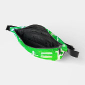 Symbole von Bitcoin (Heller Gewinn Grün - 5) Bauchtasche (Offen)