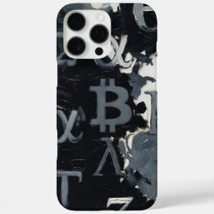 Symbole von Bitcoin (Stil: 11) iPhone 16 Pro Max Hülle