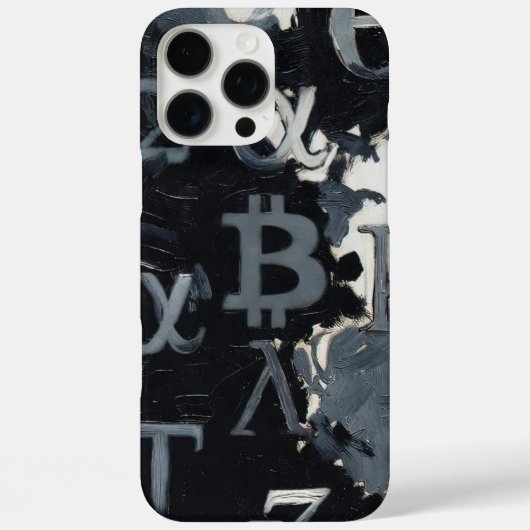 Symbole von Bitcoin (Stil: 11) Case-Mate iPhone Hülle (Rückseite)