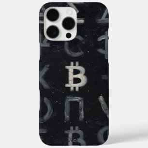 Symbole von Bitcoin (Stil: 13) iPhone 16 Pro Max Hülle