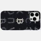 Symbole von Bitcoin (Stil: 13) Case-Mate iPhone Hülle (Rückseite (Horizontal))
