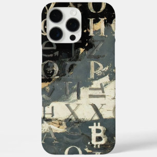 Symbole von Bitcoin (Stil: 14) iPhone 16 Pro Max Hülle