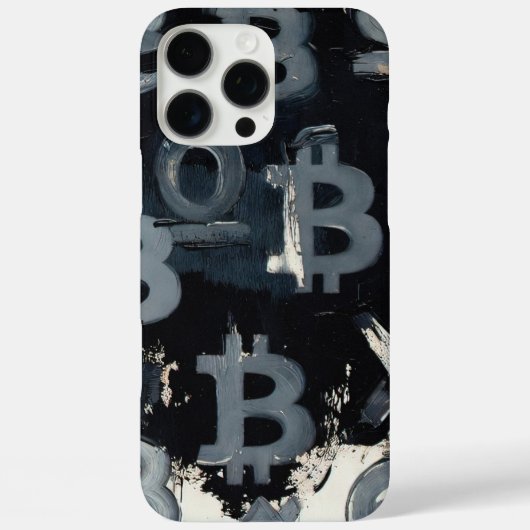Symbole von Bitcoin (Stil: 15) Case-Mate iPhone Hülle (Rückseite)