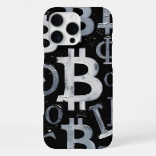 Symbole von Bitcoin (Stil: 1) iPhone 16 Pro Max Hülle