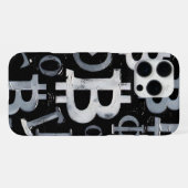 Symbole von Bitcoin (Stil: 1) iPhone Hülle (Rückseite (Horizontal))