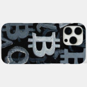 Symbole von Bitcoin (Stil: 6) Case-Mate iPhone Hülle (Rückseite (Horizontal))
