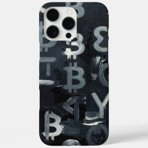 Symbole von Bitcoin (Stil: 7) iPhone 16 Pro Max Hülle