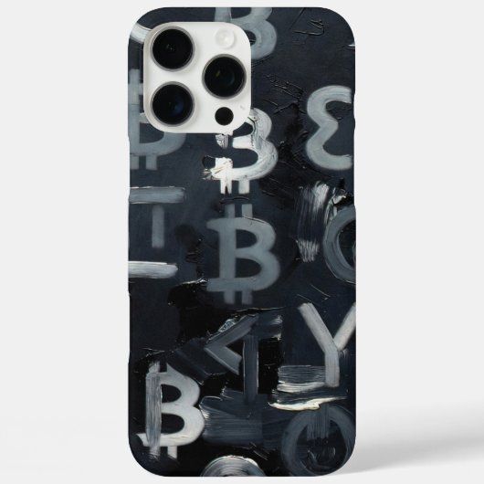 Symbole von Bitcoin (Stil: 7) Case-Mate iPhone Hülle (Rückseite)