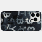 Symbole von Bitcoin (Stil: 7) Case-Mate iPhone Hülle (Rückseite (Horizontal))