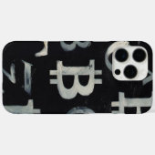 Symbole von Bitcoin (Stil: 8) Case-Mate iPhone Hülle (Rückseite (Horizontal))