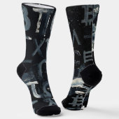 Symbole von Bitcoin (Stil: B) Socken (Gewinkelt)