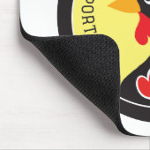 Symbole von Portugal - Galo de Barcelos Mousepad (Ecke)