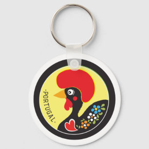 Symbole von Portugal - Galo de Barcelos Schlüsselanhänger
