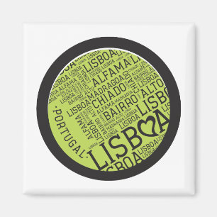 Symbole von Portugal - Lissabon Lissabon Magnet