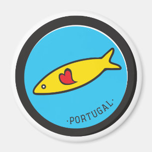 Symbole von Portugal - Sardine Nr. 02 Magnet