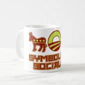 Symbole von Sozialismus Kaffeetasse (Vorderseite Links)