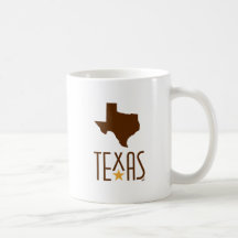 Symbole von Texas, Bundesstaat Texas, braun
