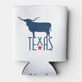 Symbole von Texas, Longhorn, Marine Dosenkühler