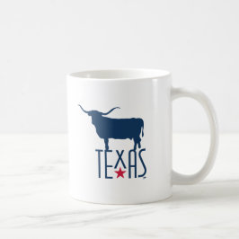 Symbole von Texas, Longhorn, Marine Kaffeetasse