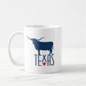 Symbole von Texas, Longhorn, Marine Kaffeetasse (Links)